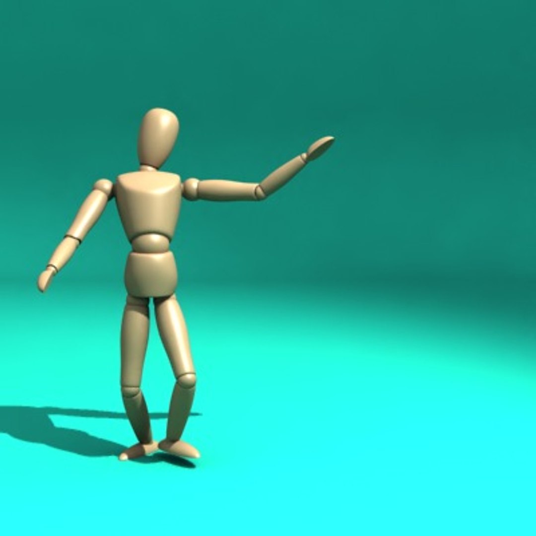 artist mannequin 3d model
