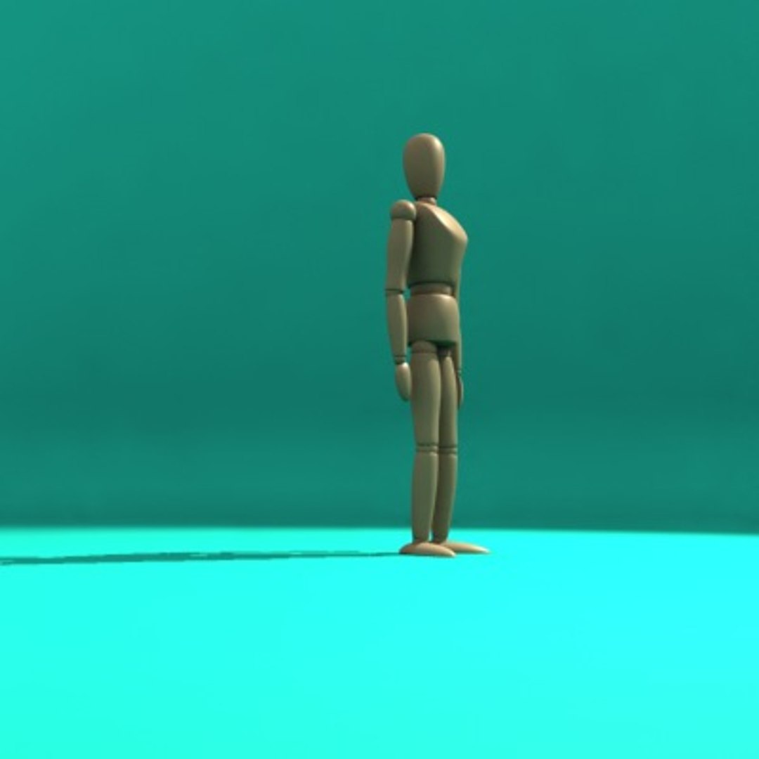 artist mannequin 3d model