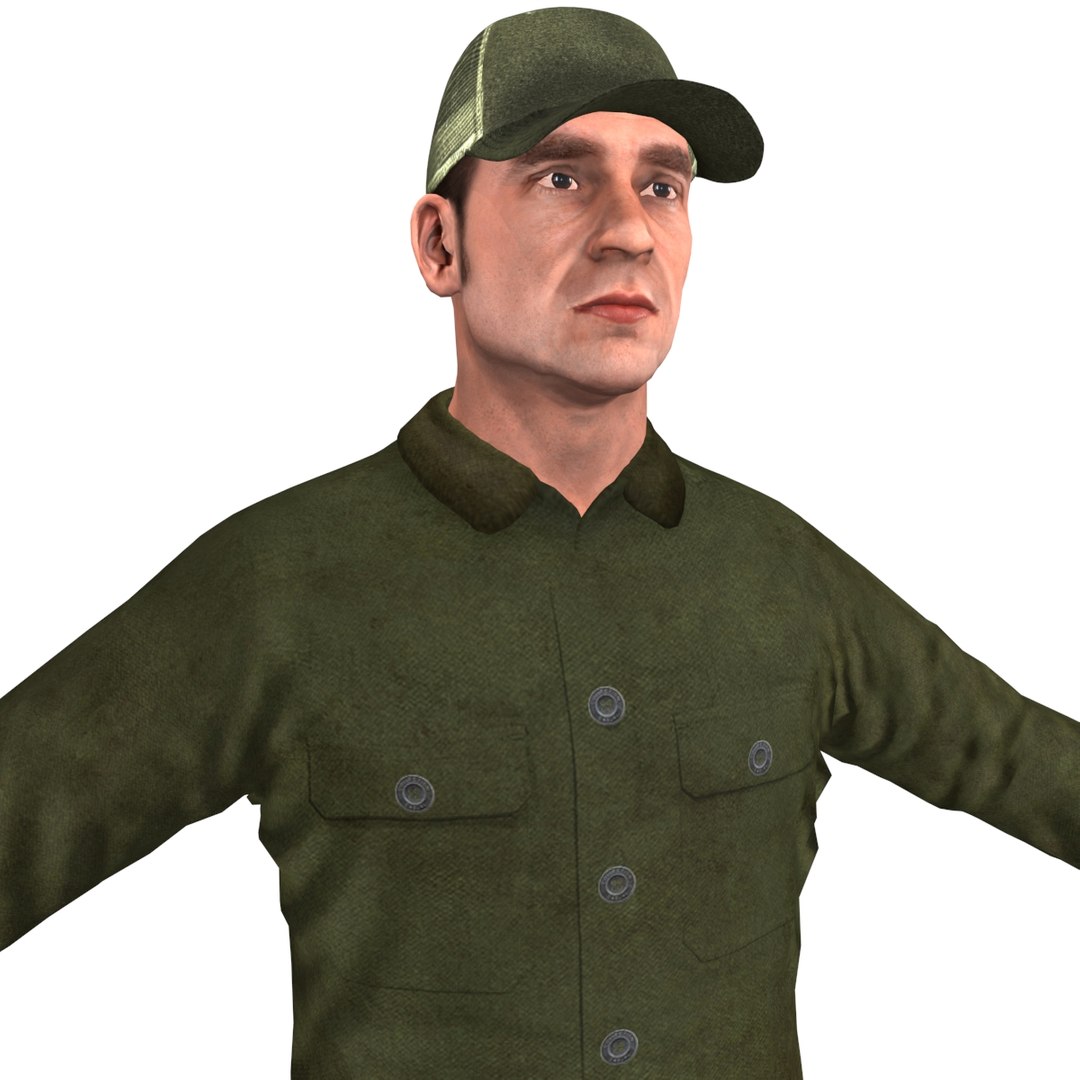 Max Rigged Worker