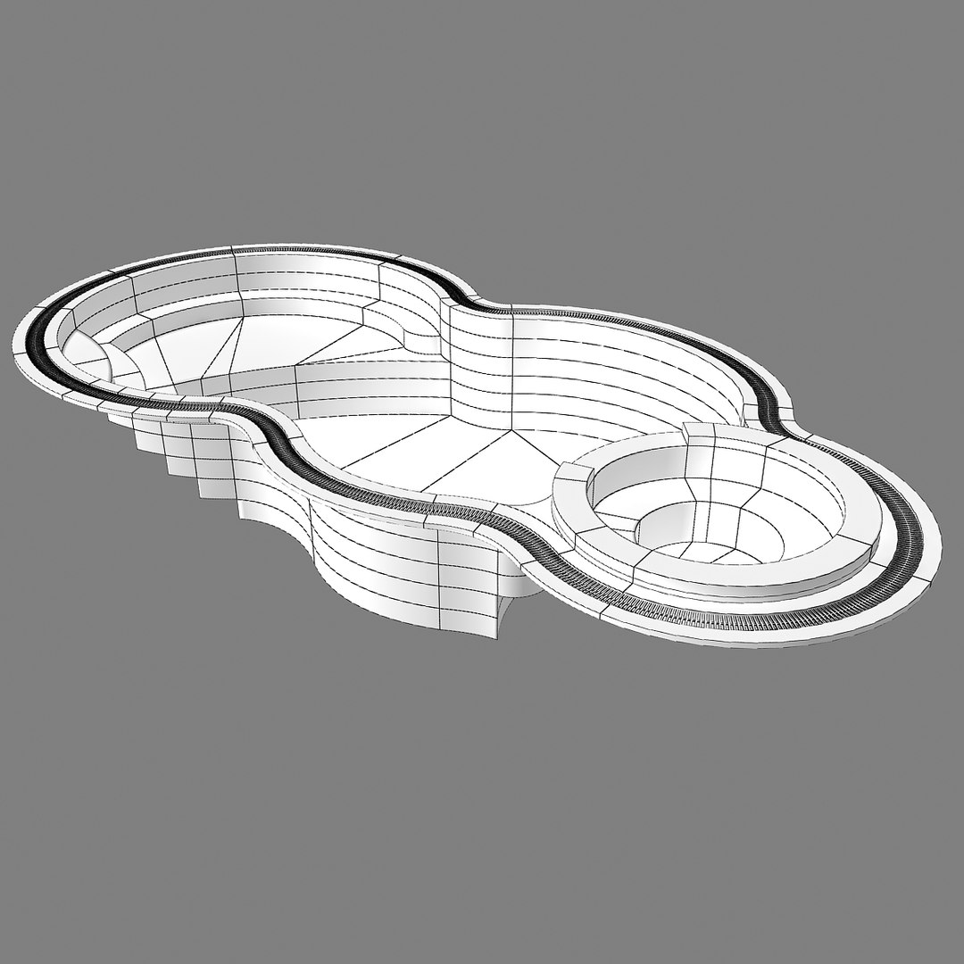 Swimming Pool 3D Model - TurboSquid 1662024