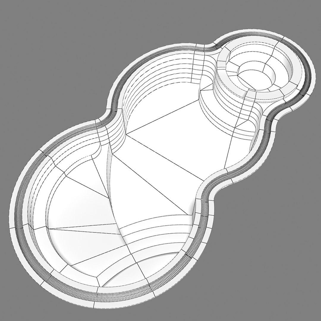 Swimming Pool 3D Model - TurboSquid 1662024