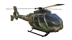 3D military helicopter copter