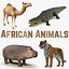 Collection d'animaux d'Afrique