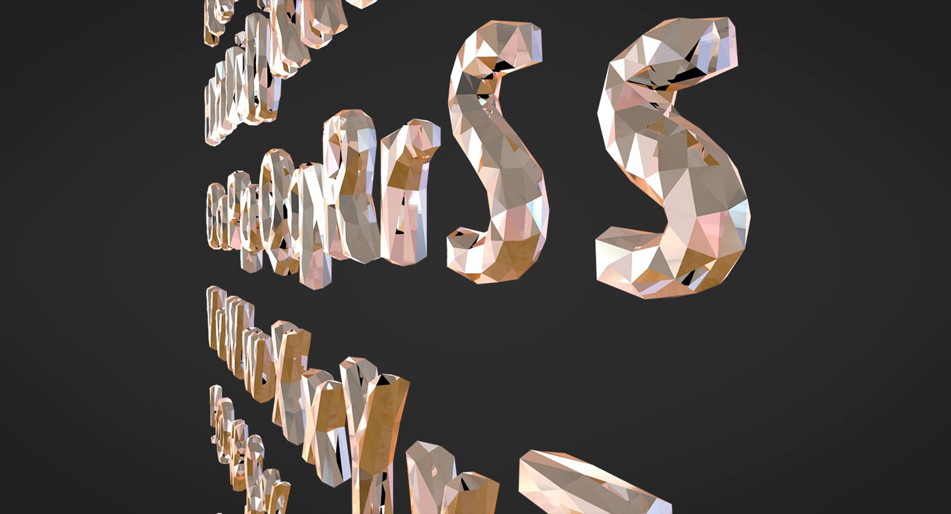3D Letters Number - TurboSquid 1292596