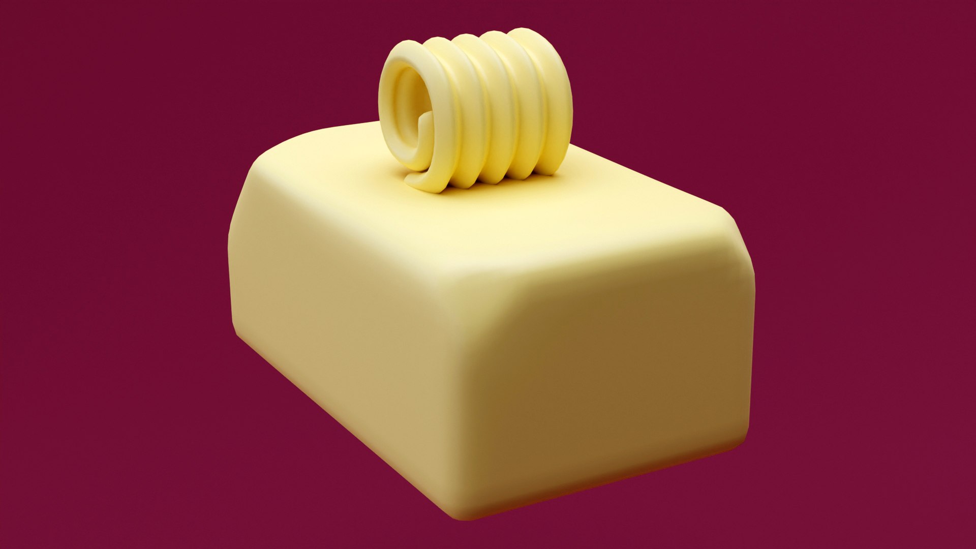 3D Emoji Butter 001 - TurboSquid 2258899