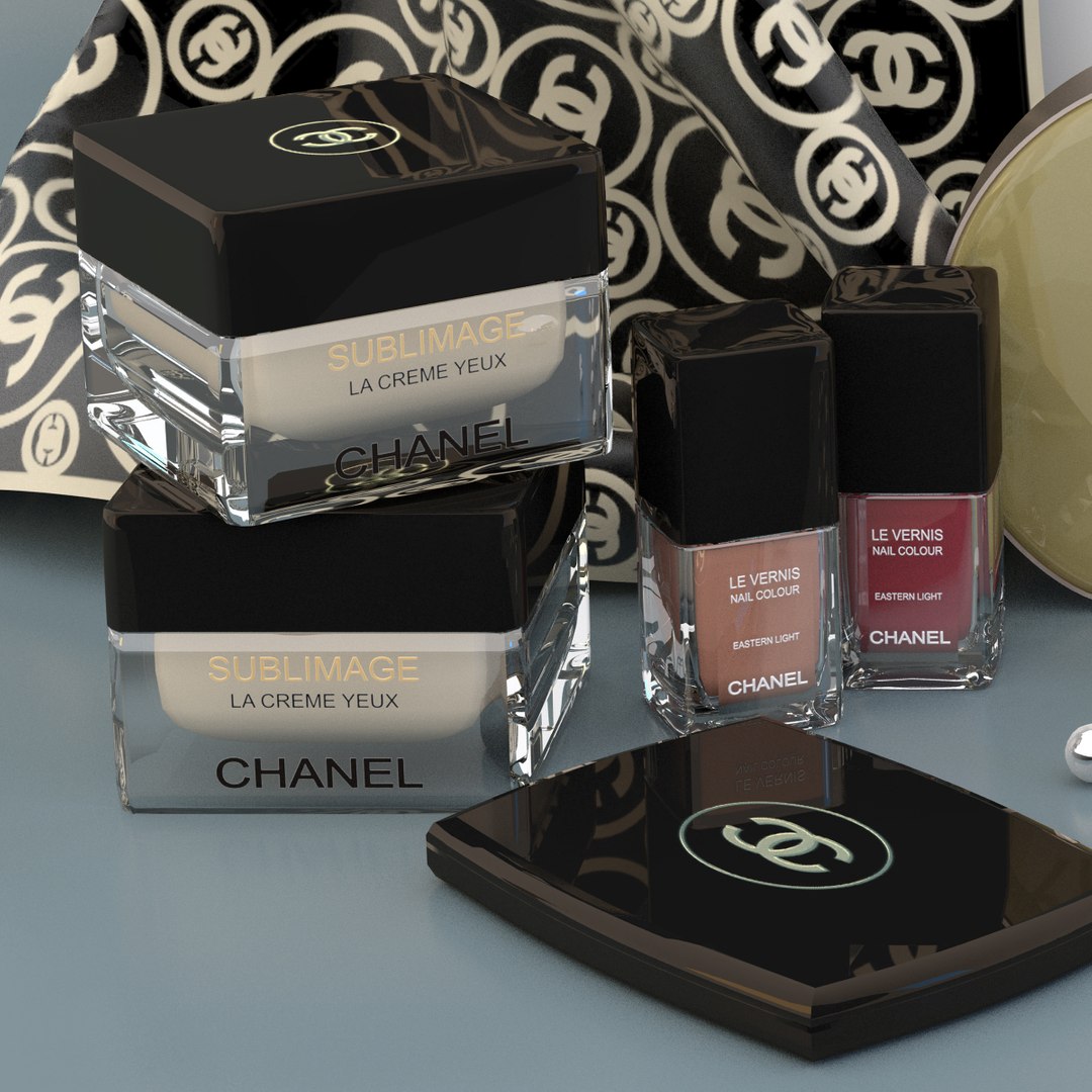 Decorative Set Chanel 3d Obj