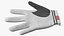 3D Asher Premium Golf Gloves White Lying model