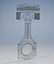Piston de moteur de voiture