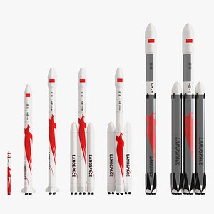 3D landspace ZQ-1 ZQ-2 ZQ-3 zhuque  rocket
