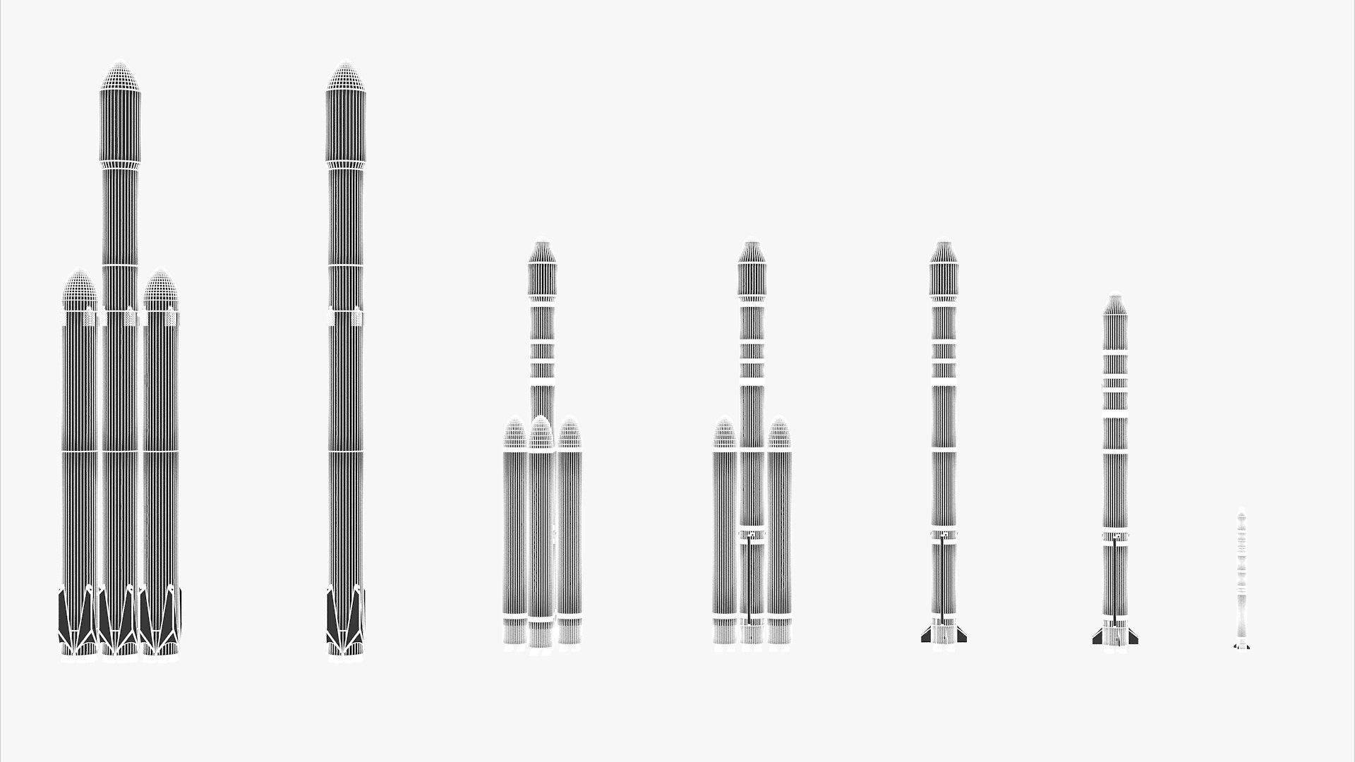 3D Landspace ZQ-1 ZQ-2 ZQ-3 Zhuque Rocket - TurboSquid 2183257