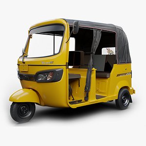 TRICYCLE - RICKSHAW 3D MODEL Low-poly 3D model