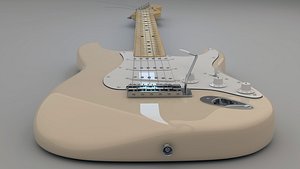 3D Fender Stratocaster model