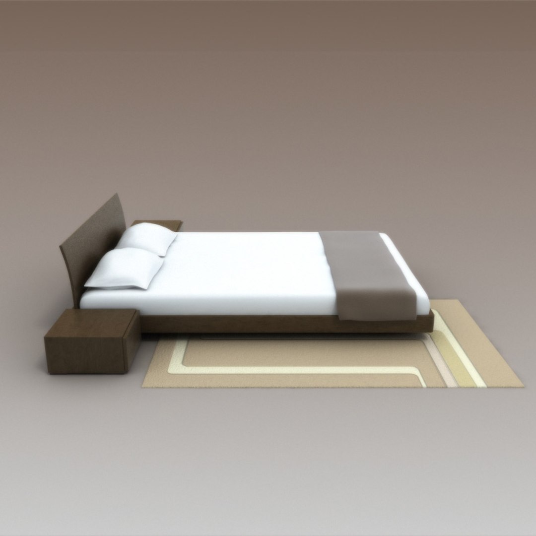 3d Model Bedroom Furniture V3 Bed