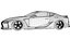 2017 Lexus LC 500 Rowen Body Kit 3D Model Japanese Luxury