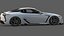 2017 Lexus LC 500 Rowen Body Kit 3D Model Japanese Luxury