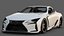 2017 Lexus LC 500 Rowen Body Kit 3D Model Japanese Luxury