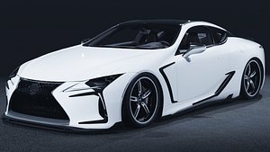 2017 Lexus LC 500 Rowen Body Kit 3D Model Japanese Luxury 3D
