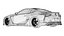 2017 Lexus LC 500 Rowen Body Kit 3D Model Japanese Luxury