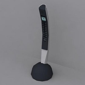 bang beocom 2 phone 3d model