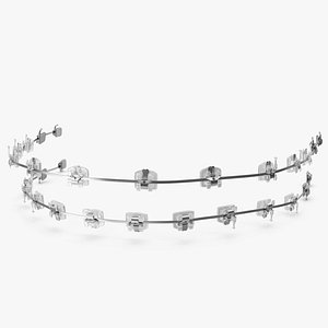 Self Ligating Transparent Dental Braces V01