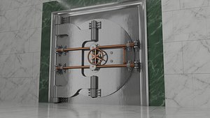 Bank safe room 3D