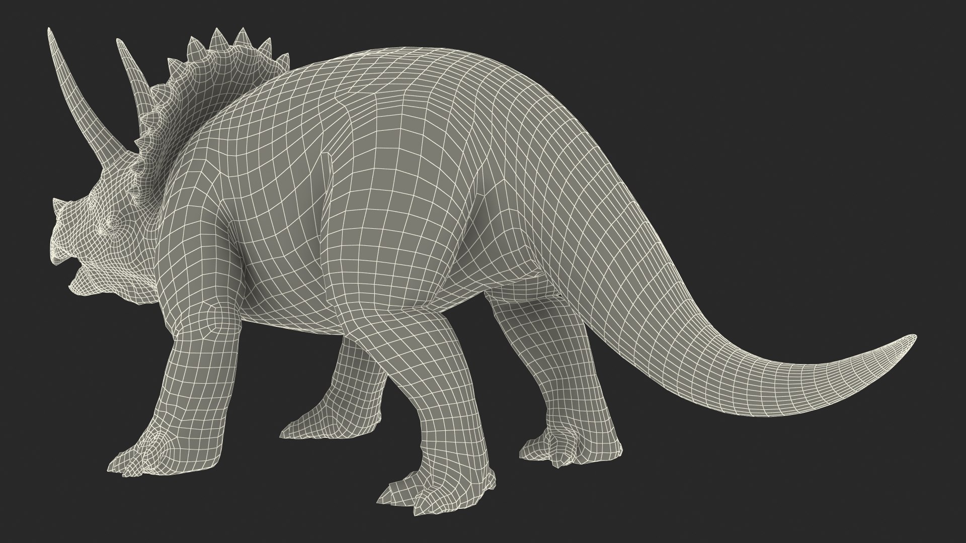 triceratops 3d max