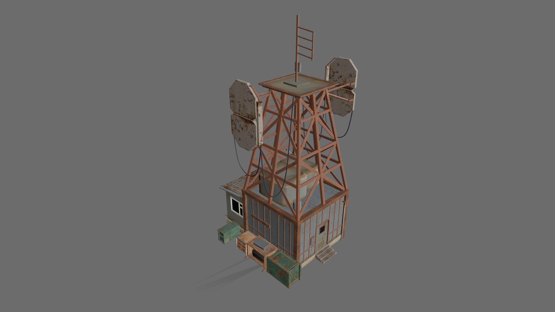 Post-Apocalyptic Communication Tower 3D https://p.turbosquid.com/ts-thumb/sG/8ibZna/H6/render_10/jpg/1791226741/1920x1080/fit_q87/e6f69f1e38a163e2563113b2f690cee6222b9d0d/render_10.jpg
