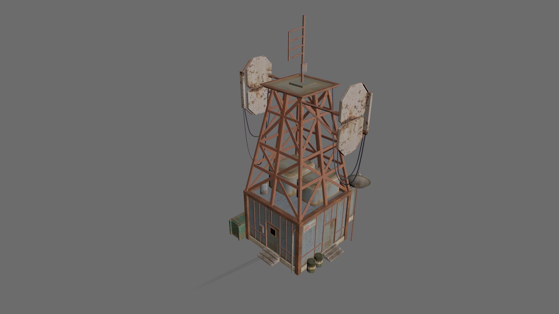 Post-Apocalyptic Communication Tower 3D https://p.turbosquid.com/ts-thumb/sG/8ibZna/YZ/render_07/jpg/1791226739/1920x1080/fit_q87/fadcfc3ae32dee3cea5f8339975475048247822f/render_07.jpg
