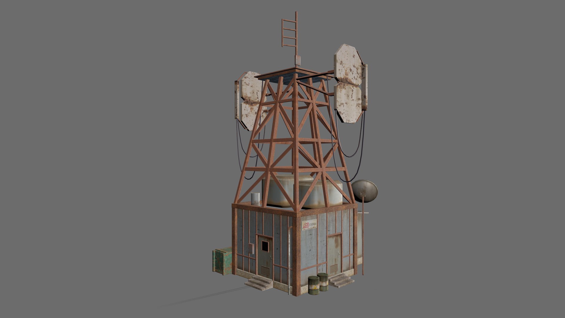 Post-Apocalyptic Communication Tower 3D https://p.turbosquid.com/ts-thumb/sG/8ibZna/Yz/render_15/jpg/1791226743/1920x1080/fit_q87/281fb9512201a359626273da5c6e38a88721b2ce/render_15.jpg