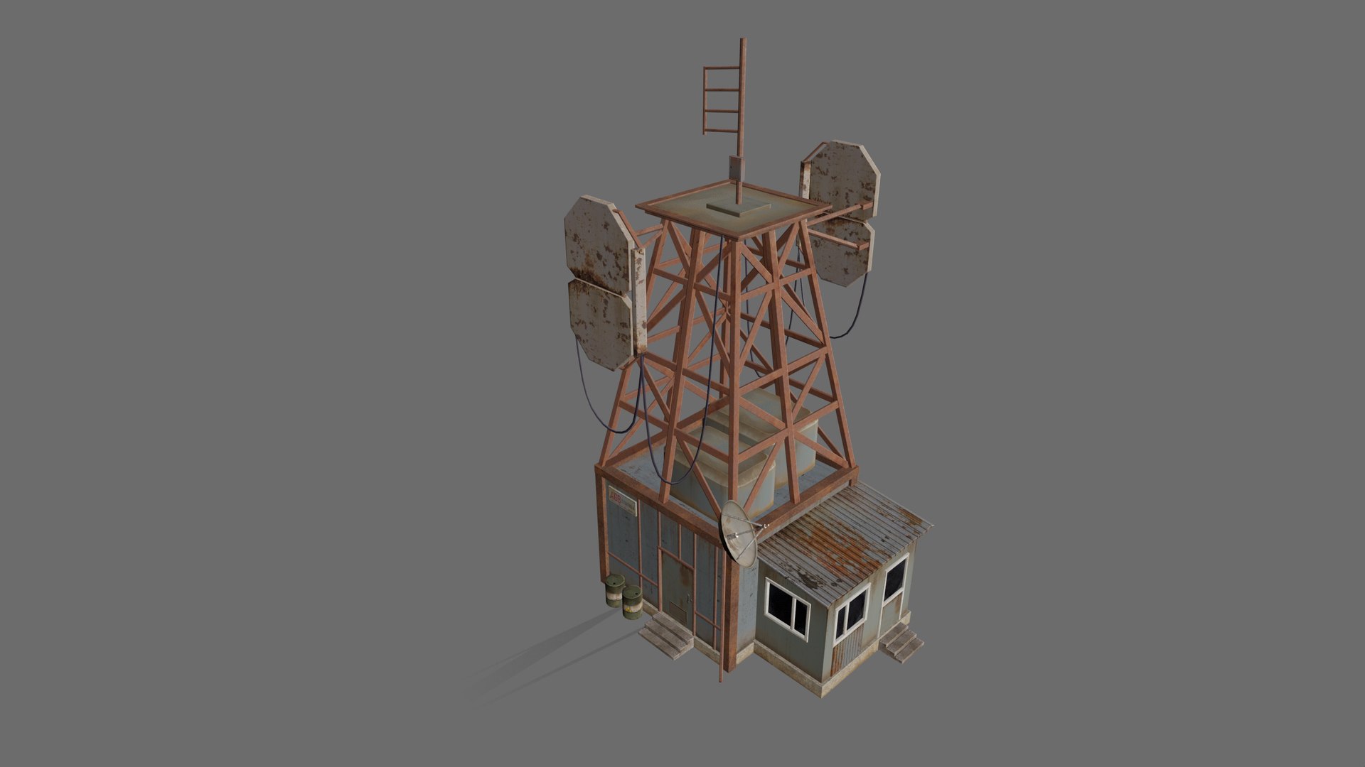 Post-Apocalyptic Communication Tower 3D https://p.turbosquid.com/ts-thumb/sG/8ibZna/nS/render_04/jpg/1791226735/1920x1080/fit_q87/1c128e49e78f1847e788c25c23598bca0574c5be/render_04.jpg