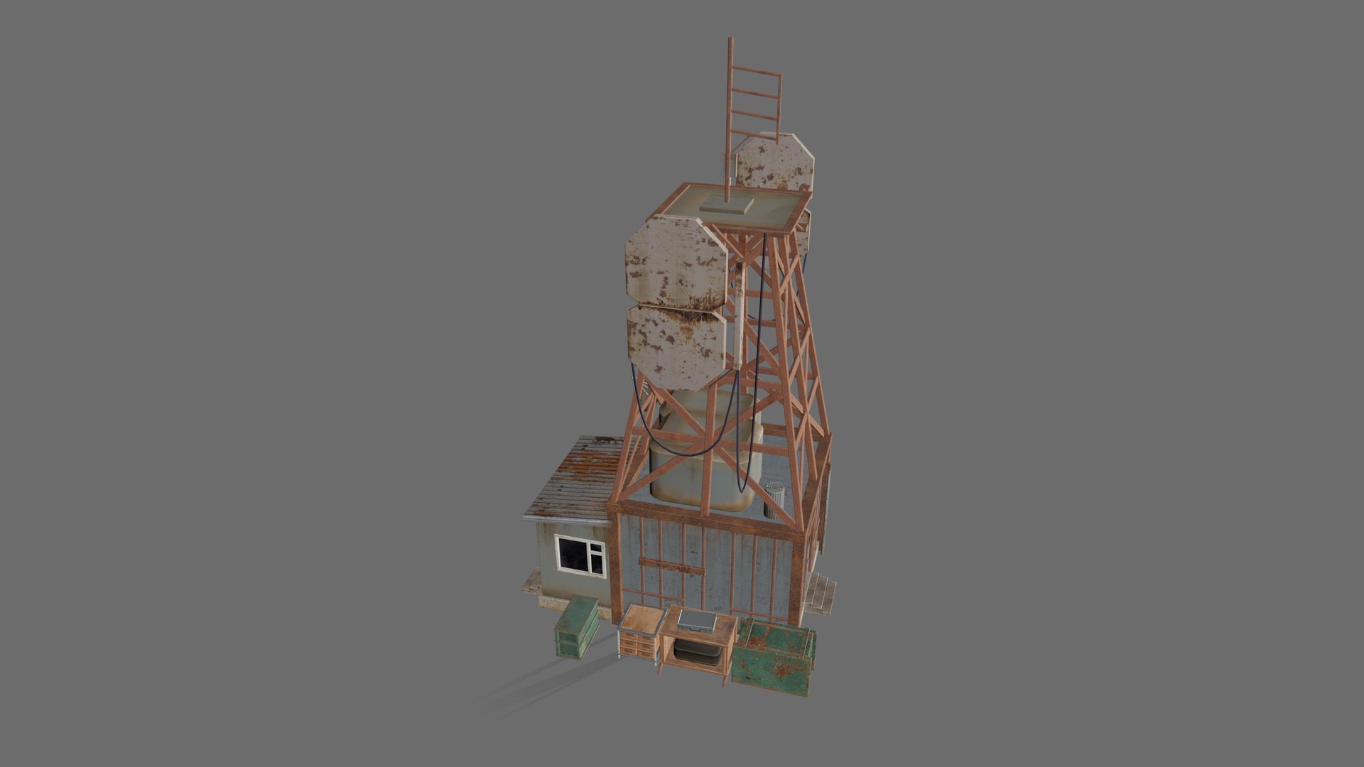 Post-Apocalyptic Communication Tower 3D https://p.turbosquid.com/ts-thumb/sG/8ibZna/nW/render_11/jpg/1791226741/1920x1080/fit_q87/f4eb42be7a0eb3567a7180508719d3c3ba0a487f/render_11.jpg