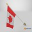 Bandeira do Canadá em tecido para parede