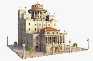 Ancient Roman Palace 3D