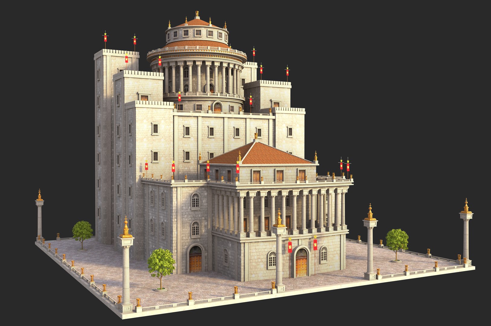 Ancient Roman Palace 3D https://p.turbosquid.com/ts-thumb/sG/Bzmh6Z/NS/palace2/jpg/1772724028/1920x1080/fit_q87/53a34405b5517aff54e7ee66101c5e15933557a2/palace2.jpg