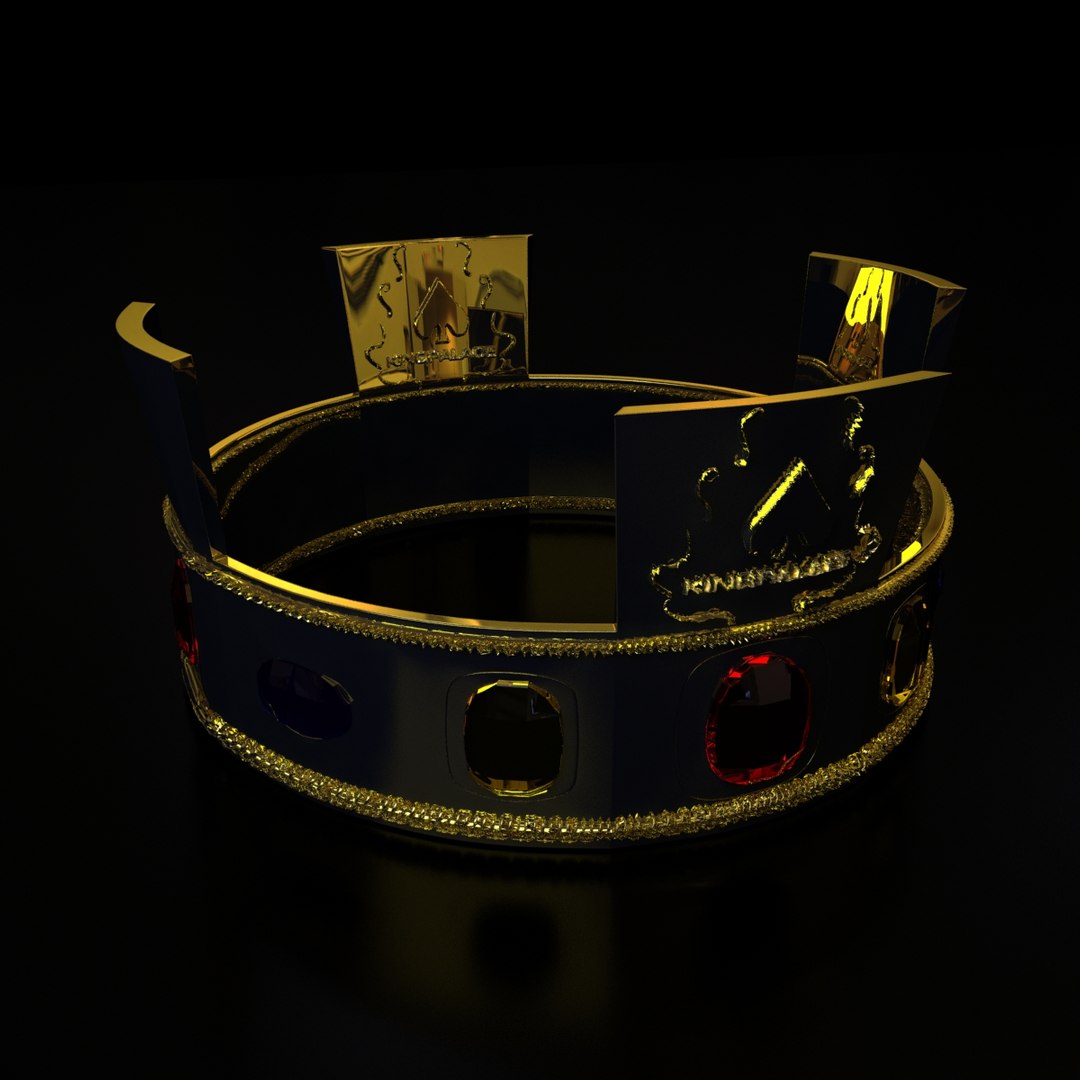 3D King Crown Model - TurboSquid 1266338
