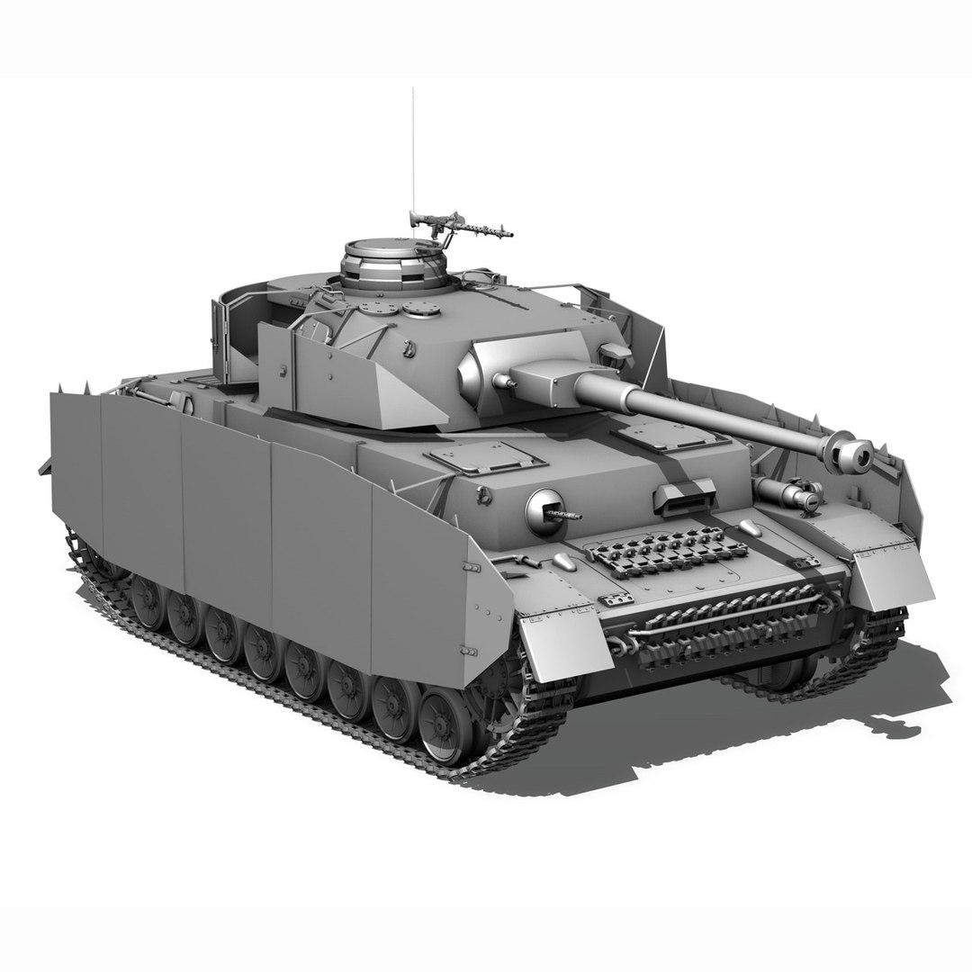 3ds German Panzer 4 Ausf