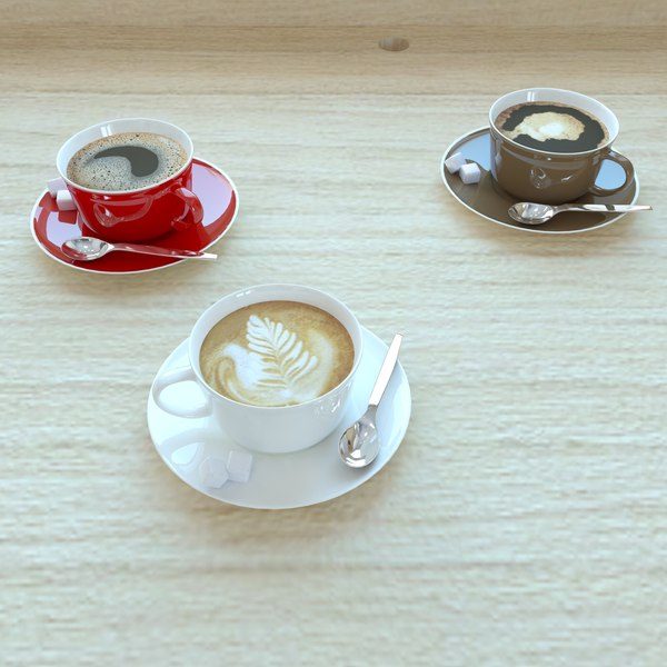 espresso coffee 3D model