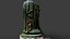 ancient mossy column temple ruins PBR photogrammetry model