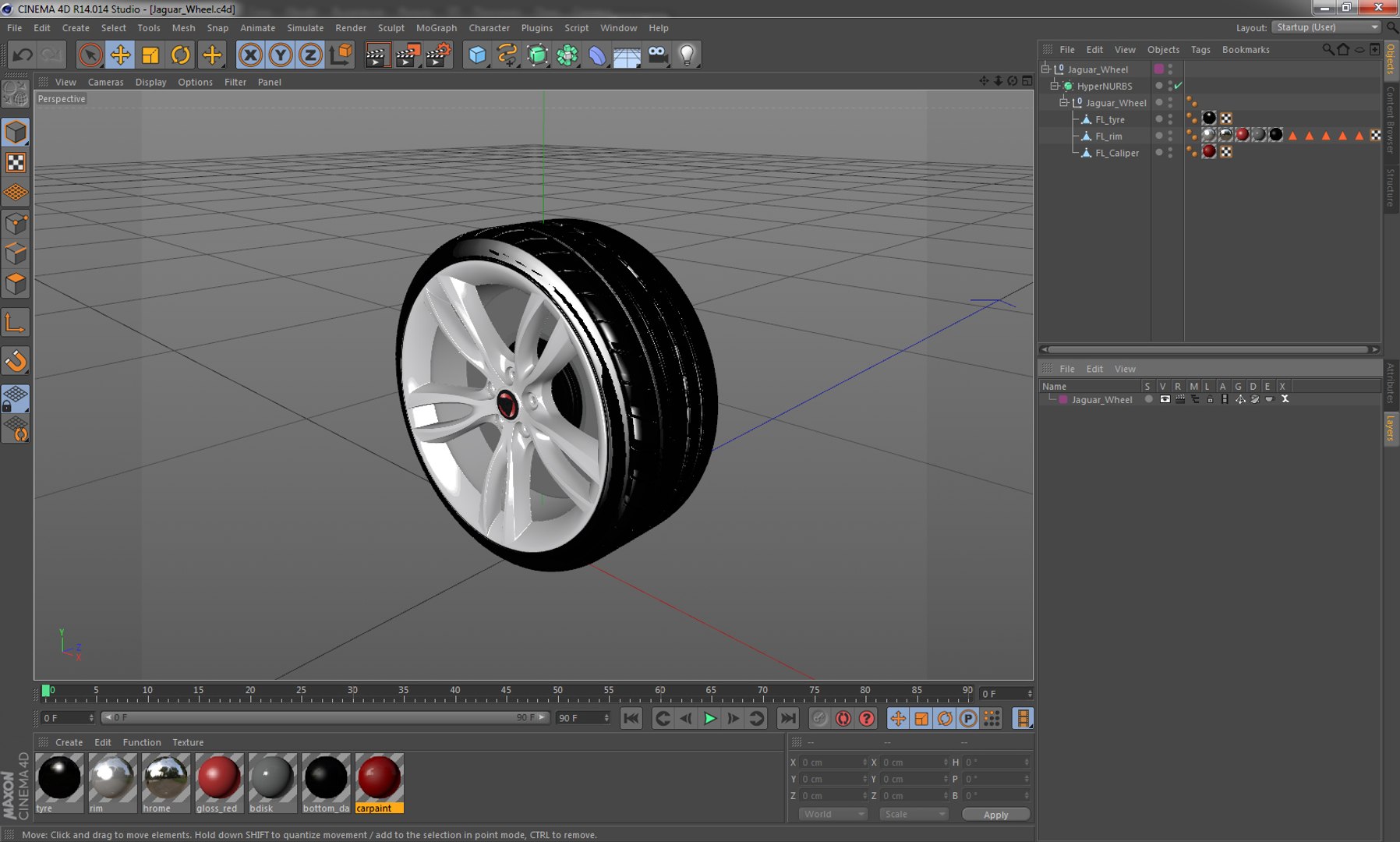 3D Wheel Design Realistic - TurboSquid 1191591
