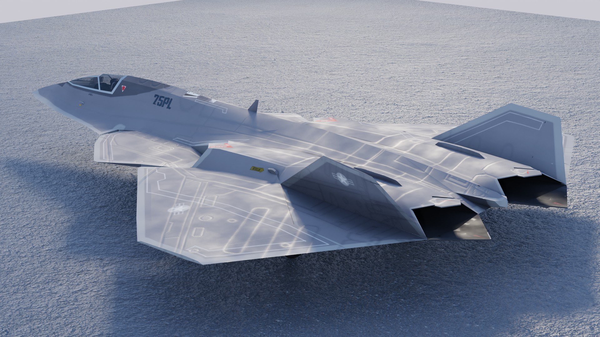 3D Lockheed NGAD Prime Concept Fighter Drones - TurboSquid 1946069