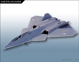 3D Lockheed NGAD prime concept fighter  drones