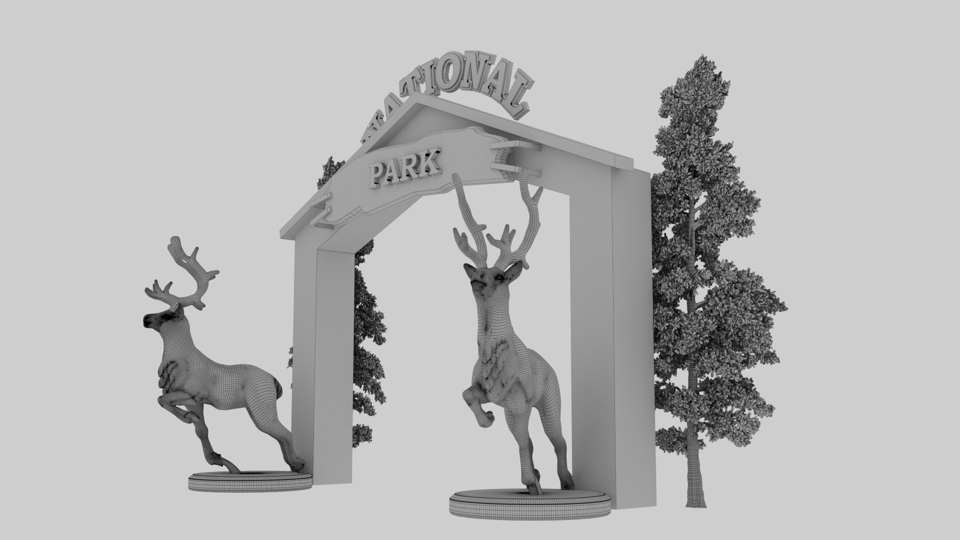 entrance to the park 3D https://p.turbosquid.com/ts-thumb/sG/TqNv7L/NG/wire2/jpg/1736334719/1920x1080/fit_q87/ef0f761007c015d4add659d8558c770e313e4fb5/wire2.jpg