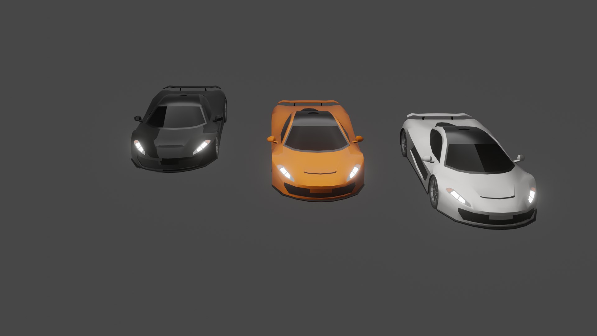 3D 3 Cars - TurboSquid 2337229