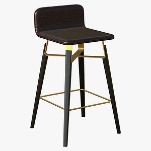 3D Stool Chair Luxury Modern