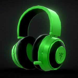3D razer kraken pro model