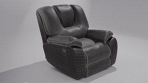 3D Luxury Recliner Sofa