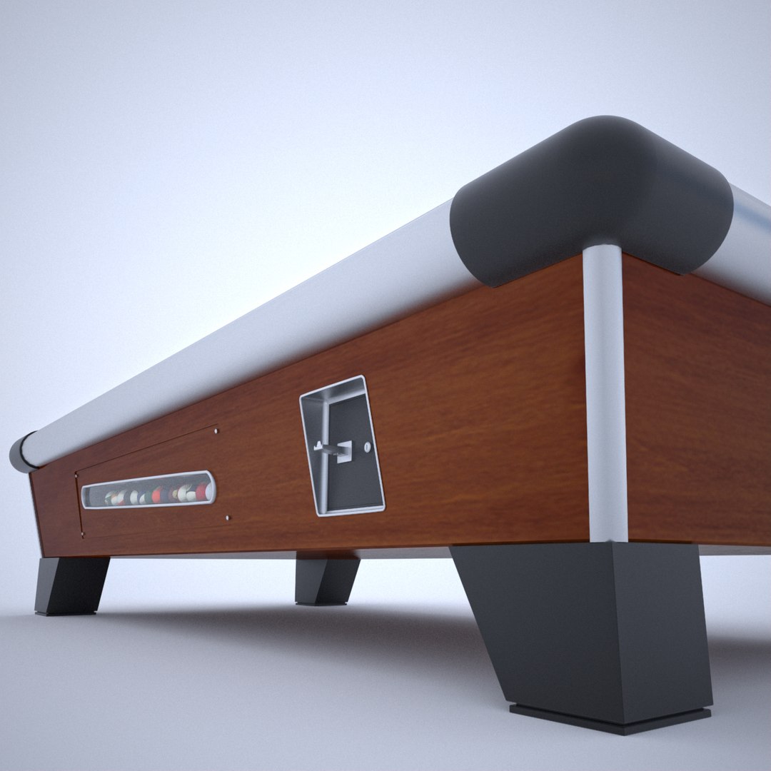 3d Pool Table Model
