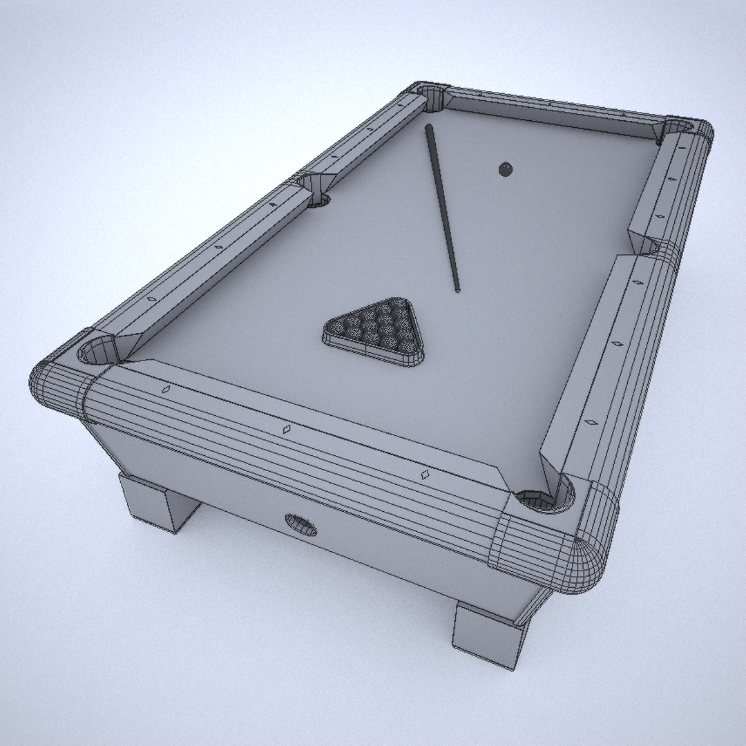 3d Pool Table Model