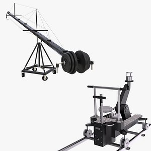 Camera Dolly and Camera Crane