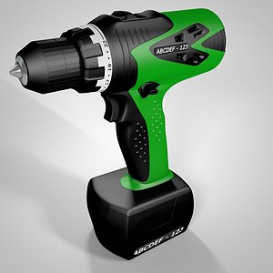 electric screwdriver 3d c4d